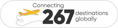 Connect 267 destinations